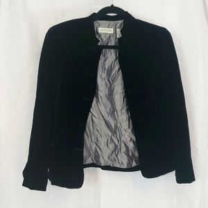 ANN TAYLOR PETITES Velvety Blazer Black Size 2P